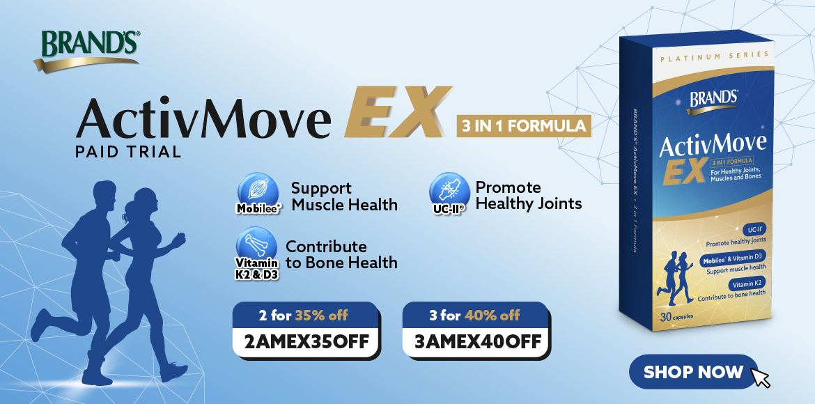 ActivMove EX 30 Capsules Paid Trial: Buy 2 for 35% Off, Buy 3 for 40% Off 